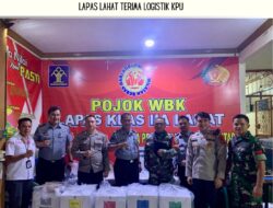 Lapas Kelas IIA Lahat Terima Kiriman Logistik Pemilihan Umum Tahun 2024 Dari KPUD Lahat