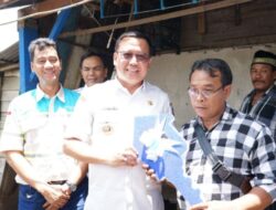Muhammad Farid.S.STP.M.Si Lounching Bedah Rumah, Bantuan Sanitasi dan Pemberian Makanan Tambahan Untuk Anak Stunting