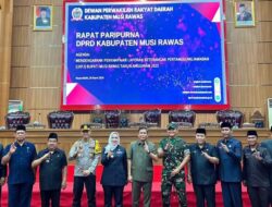 Paripurna DPRD Dalam Rangka Mendemgarkan Penyampaiaan LKPJ Bupati Musi Rawas