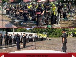 Lapas Kelas IIA lahat Gelar Upacara Tabur Bunga Dalam Rangka Peringatan Hari Bhakti Pemasyarakatan ke 60 Tahun 2024