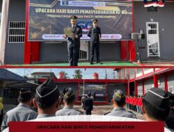 Lapas Kelas llA Lahat gelar Upacara Hari Bhakti ke 60 Tahun 2024