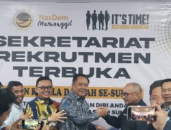Pilgub Sumsel, Cik Ujang Kembali Formulir Cawagub di Partai NasDem