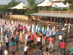 PJ Bupati Lahat Senam Bersama Forkompimda Dan ASN Pemkab Lahat