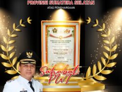 Pj Bupati Lahat Raih Penghargaan Sebagi “Sahabat Pers” dari PWI Sumatera Selatan