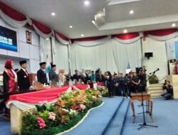 Sidang Paripurna Pelantikan Anggota DPRD Lahat Terpilih Priode 2024-2029