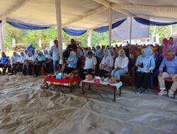 Luar Biasa Paslon Berlian Disambut Ratusan Warga  Kec Pulau Pinang Dalam Rangka Pengukuhan Relawan K3