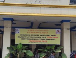 Demo Perangkat Desa Berakhir Ricuh Di Duga PJ Bupati Lahat Sedang Berada Diluar Negeri