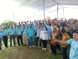 Pengukuhan Relawan Pendukung HDCU-BERLIAN Dihadiri Ribuan Masyarakat Merapi Selatan