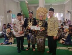 Calon Wakil Bupati Lahat H Haryanto Hadiri Akad Nikah Hana dan Ade