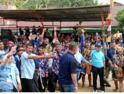 Masyarakat Desa Pagar Sari Antusias Sambut Kehadiran Calon Wakil Bupati Lahat H. haryanto