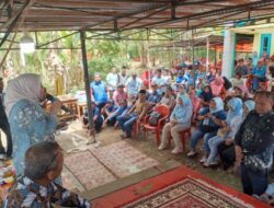 Antusias Warga Desa Talang Tinggi Kecamatan Muara Payang Dukung Paslon Lidyawati Dan Haryanto Menjadi Bupati Dan Wakil Bupati Lahat Priode 2024-2029