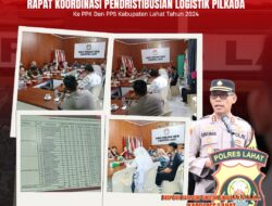 Polres Lahat,Kodim 0405 Lahat,Pemda Lahat, dan Masyarakat Bersenergi Kawal Distribusi / Pergeseran Logistik Pilkada berupa Kotak Suara Pilkada di Kabupaten Lahat