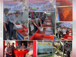 Pelepasan Bibit Ikan Lele oleh Kepala Lapas Kelas IIA Lahat: Wujud Nyata Dukung Program Ketahanan Pangan