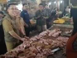 Jelang Nataru Pj Bupati Lahat monitoring ketersediaan dan harga bahan pokok