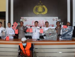 Polres Lahat Gelar Press Conference, Ungkap kasus Pembunuhan dan Atau Pencurian Dengan Kekerasan