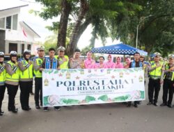 Peringati Bulan Suci Ramadhan Polres Lahat Berbagi Takjil