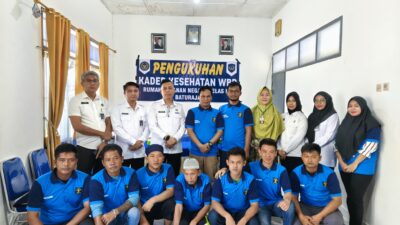 Rutan Kelas IIB Baturaja Kukuhkan dan Latih Kader Kesehatan Warga Binaan