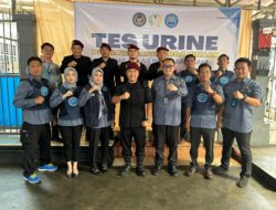 Bersama BNN, Lapas Pagar Alam Lakukan Tes Urine Pegawai dan Warga Binaan