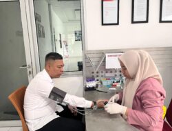 Sambut HUT RI ke-80, Rutan Baturaja Gelar Aksi Donor Darah Bersama PMI Kabupaten OKU