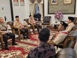 KaRutan Baturaja Ikuti Upacara Peringatan HUT ke-64 Gerakan Pramuka di Lapangan Ahmad Yani Baturaja