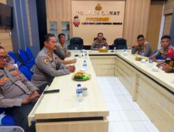 Kapolres Lahat Ikuti Pengarahan Kapolri Terkait Situasi Kamtibmas