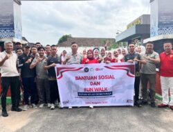 Rutan Baturaja Gelar Fun Walk Meriah dalam Rangka HUT ke-80 RI