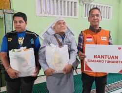 Rumah Zakat Salurkan Sembako untuk Penyintas Tunanetra di Palembang