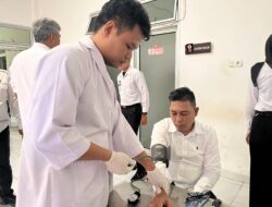 Rutan Kelas IIB Baturaja Gelar Donor Darah Peringati Hari Bakti ke-1 Kementerian Imigrasi dan Pemasyarakatan