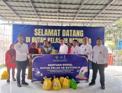 Dalam Rangka Menyambut Hari Bakti Kementerian Imigrasi dan Pemasyarakatan ke-1 Tahun, Rutan Baturaja Salurkan Bantuan Sosial