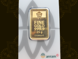 Harga Emas Antam Meroket, Tembus Rp2.561.000 per Gram