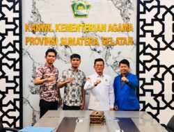 PC PMII Banyuasin Melakukan Audiensi ke Kakanwil Kemenag Sumsel