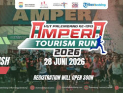 Ampera Tourism Run 2026 Resmi Diluncurkan, Hadirkan Kategori Half Marathon