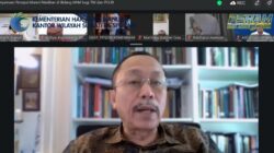 Kakanwil KemenHAM Sumsel Ikuti Rapat Penyamaan Persepsi Materi Pelatihan HAM bagi TNI dan Polri