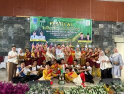 Perlombaan Tari Kreasi Daerah HUT Lahat Ke-157 Tahun SMAN 2 Lahat Raih Juara Ke-2