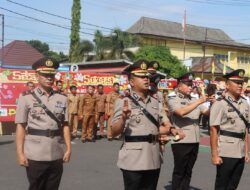 Sertijab Waka Polres, Kasat Intelkam, serta pemberian Penghargaan kepada Personel dan Masyarakat oleh Kapolres Lahat