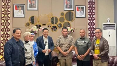 Selamat Datang di Bumi Sriwijaya, Kakanwil KemenHAM Sumsel Sambut Wamenko Kumham Imipas