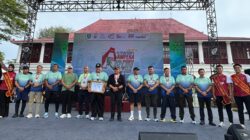 Kakanwil KemenHAM Sumsel Ikuti Ampera Run Semarakkan HUT ke-1343 Kota Palembang