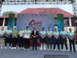 Kakanwil KemenHAM Sumsel Ikuti Ampera Run Semarakkan HUT ke-1343 Kota Palembang