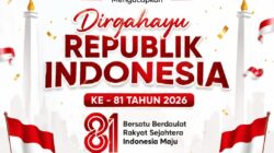 Keluarga besar bank sumsel babel cabang lahat mengucapkan selamat HUT RI ke 81 Tahun 2026