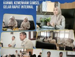 KemenHAM Sumsel Perkuat Pelaksanaan Tugas dan Fungsi, Bagian Tata Usaha dan Umum Kanwil KemenHAM Sumsel Gelar Rapat Internal