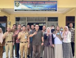 Kakanwil Kementerian HAM Sumatera Selatan Lakukan Kunjungan ke UPTD PSR-GPODGJ Dinas Sosial Sumatera Selatan