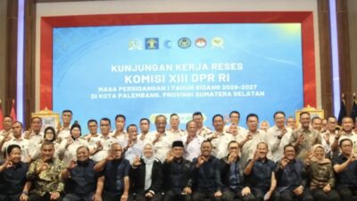 Komisi XIII DPR RI Apresiasi Kinerja Kanwil KemenHAM Sumsel dalam RDP Kunjungan Kerja Reses Masa Persidangan I Tahun Sidang 2026–2027