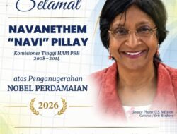 WAMEN HAM APRESIASI NOBEL PERDAMAIAN UNTUK NAVI PILLAY